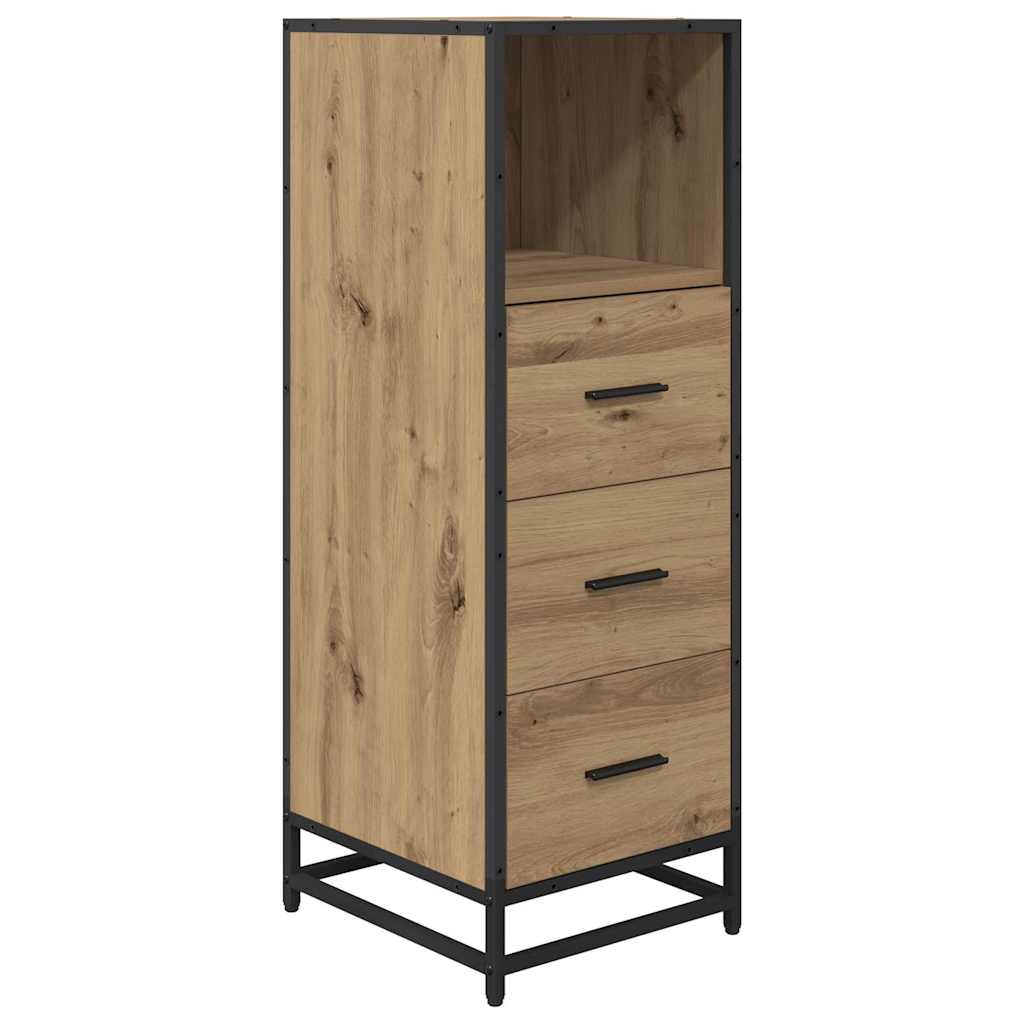 Set di mobili per il bagno con cassetto Rovere artigianale