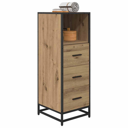 Set di mobili per il bagno con cassetto Rovere artigianale