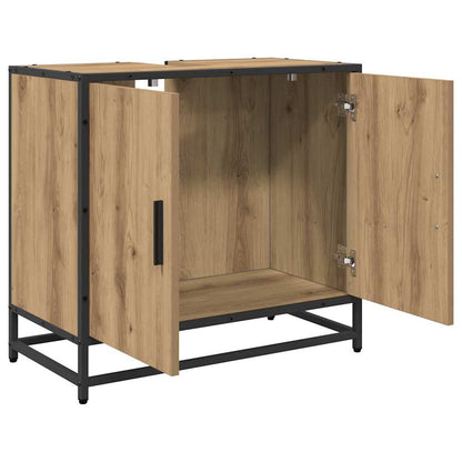 Armadio per Lavabo da Bagno rovere artigianale 65 x 33 x 60 cm