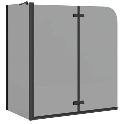 Involucro Doccia Nero 120 x 68 x 130 cm Vetro ESG e Alluminio