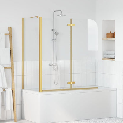 Involucro Doccia Oro 120 x 68 x 130 cm Vetro ESG e Alluminio