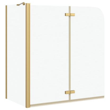 Involucro Doccia Oro 120 x 68 x 130 cm Vetro ESG e Alluminio