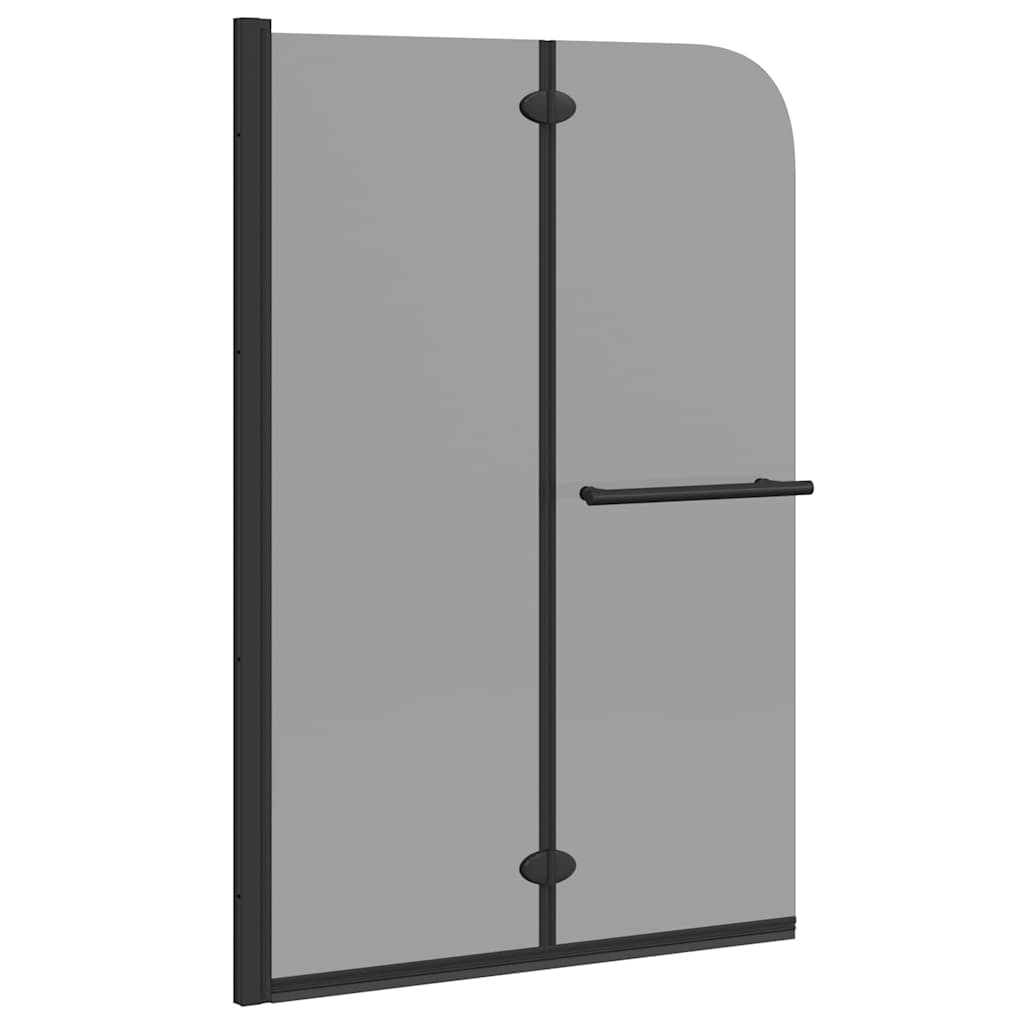 Involucro Doccia Nero 120 x 140 cm Vetro ESG e Alluminio