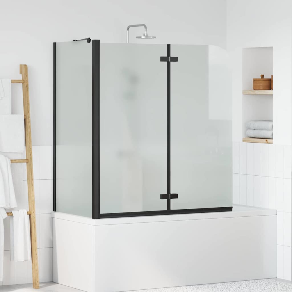 Involucro Doccia Nero 120 x 68 x 130 cm Vetro ESG e Alluminio