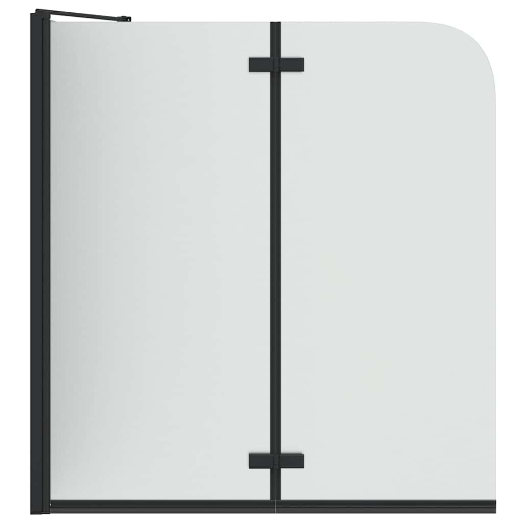 Involucro Doccia Nero 120 x 68 x 130 cm Vetro ESG e Alluminio