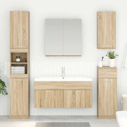 Armadio sottolavello con porta Rovere Sonoma Legno multistrato