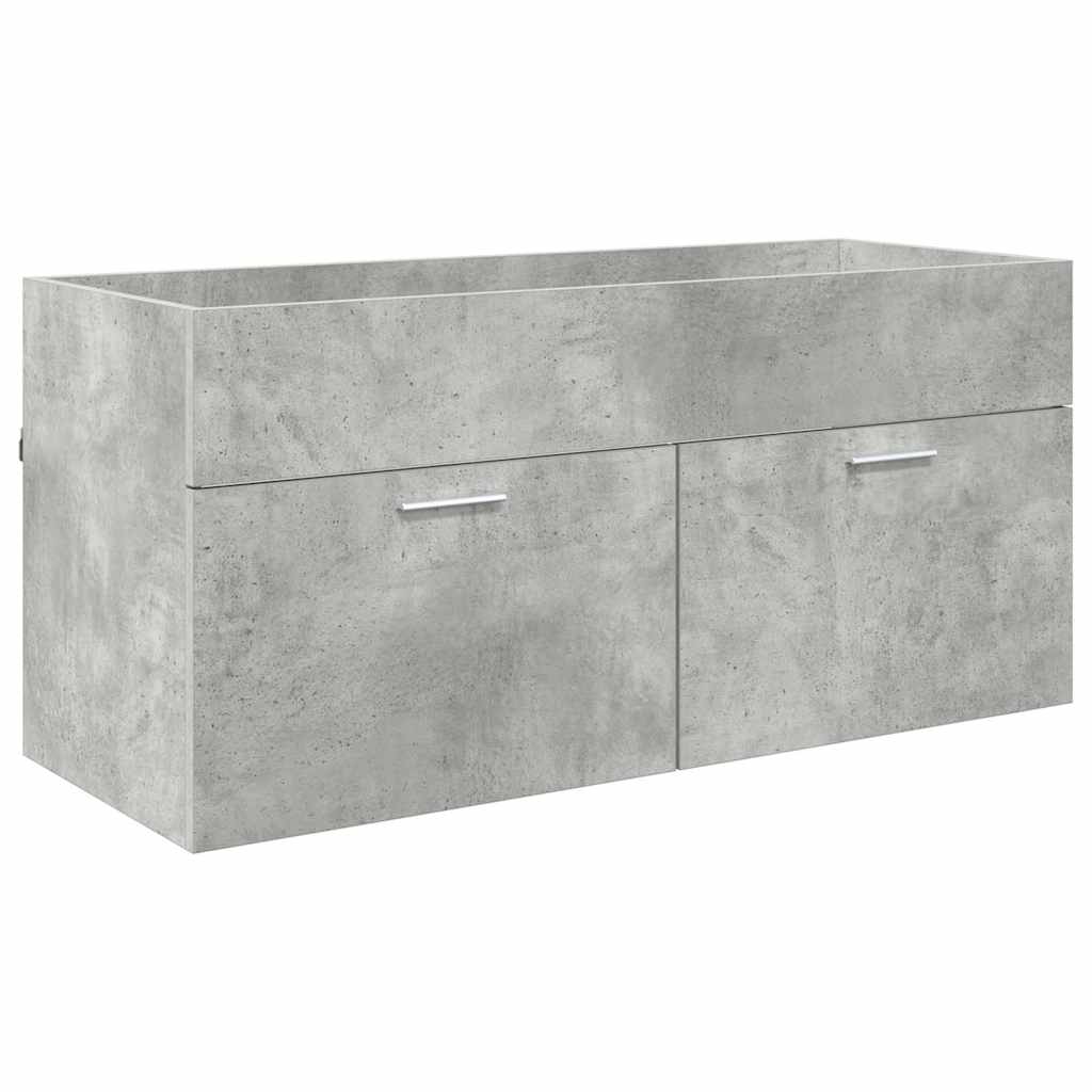Armadio sottolavello con porta Grigio cemento Legno multistrato