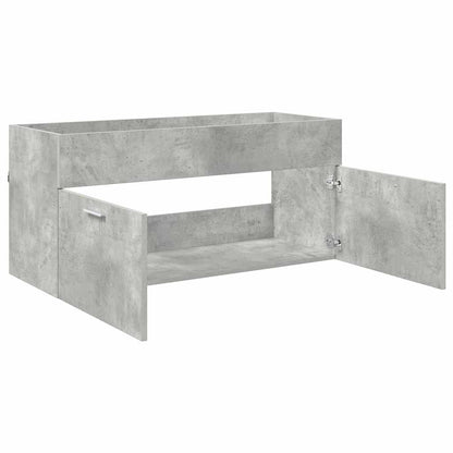 Armadio sottolavello con porta Grigio cemento Legno multistrato
