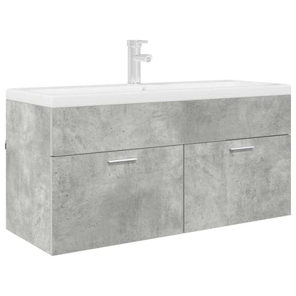 Armadio sottolavello con porta Grigio cemento Legno multistrato