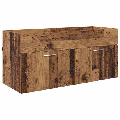Armadio sottolavello con porta Legno vecchio Legno multistrato