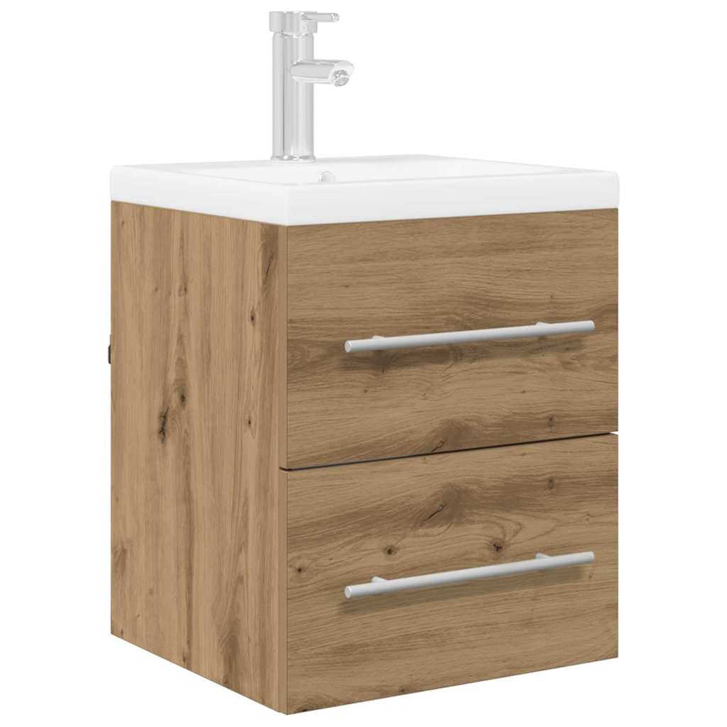 Armadio sottolavello Rovere artigianale 38,5 x 41 x 48 cm