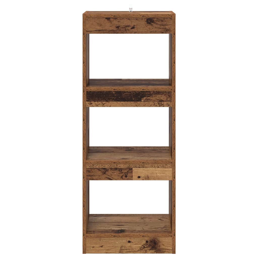 Armadio per Libri Legno vecchio 40 x 30 x 103 cm
