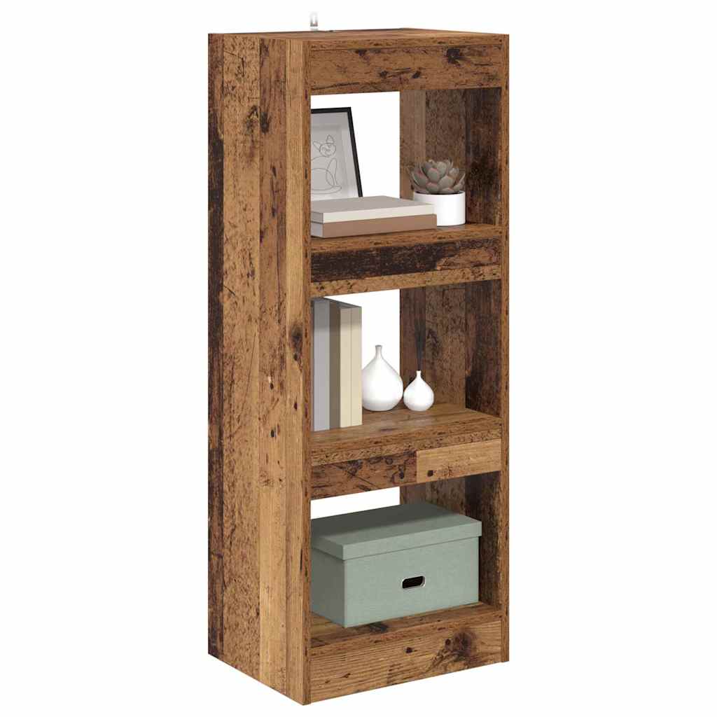 Armadio per Libri Legno vecchio 40 x 30 x 103 cm