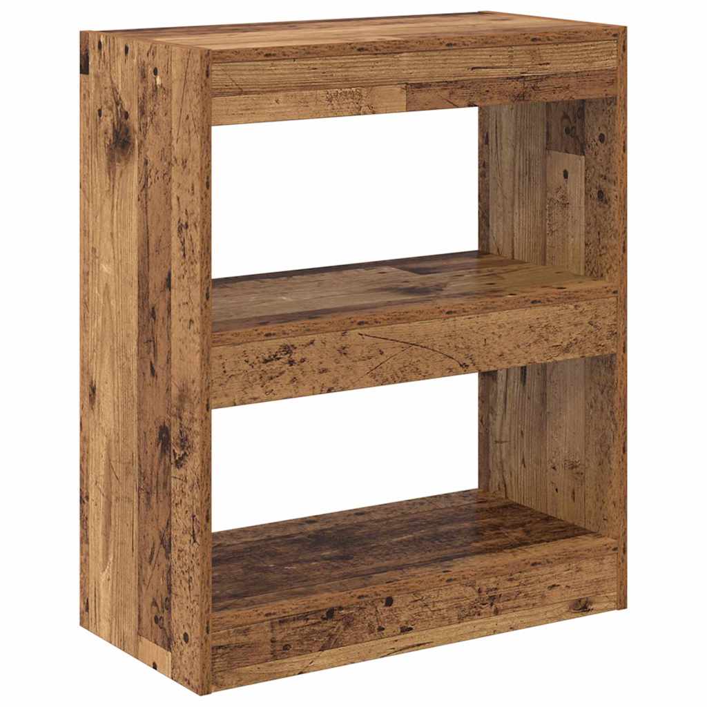 Armadio per Libri Legno vecchio 60 x 30 x 72 cm