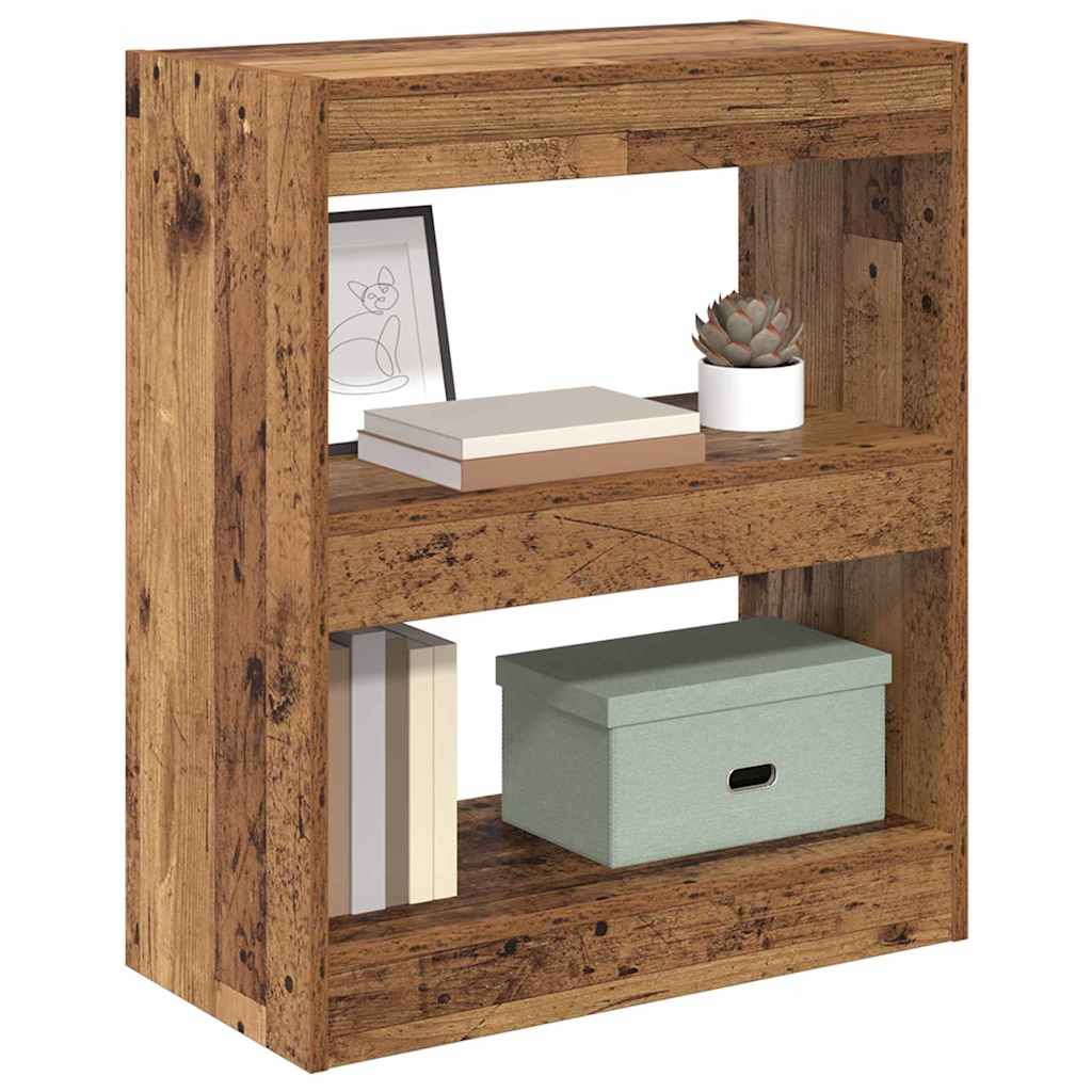 Armadio per Libri Legno vecchio 60 x 30 x 72 cm