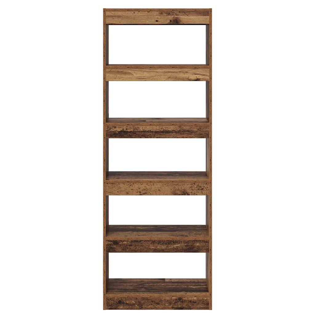 Armadio per Libri Legno vecchio 60 x 30 x 166 cm