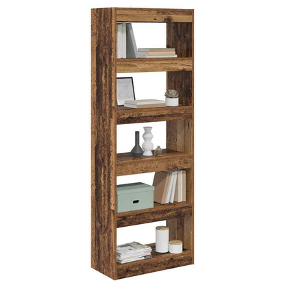Armadio per Libri Legno vecchio 60 x 30 x 166 cm