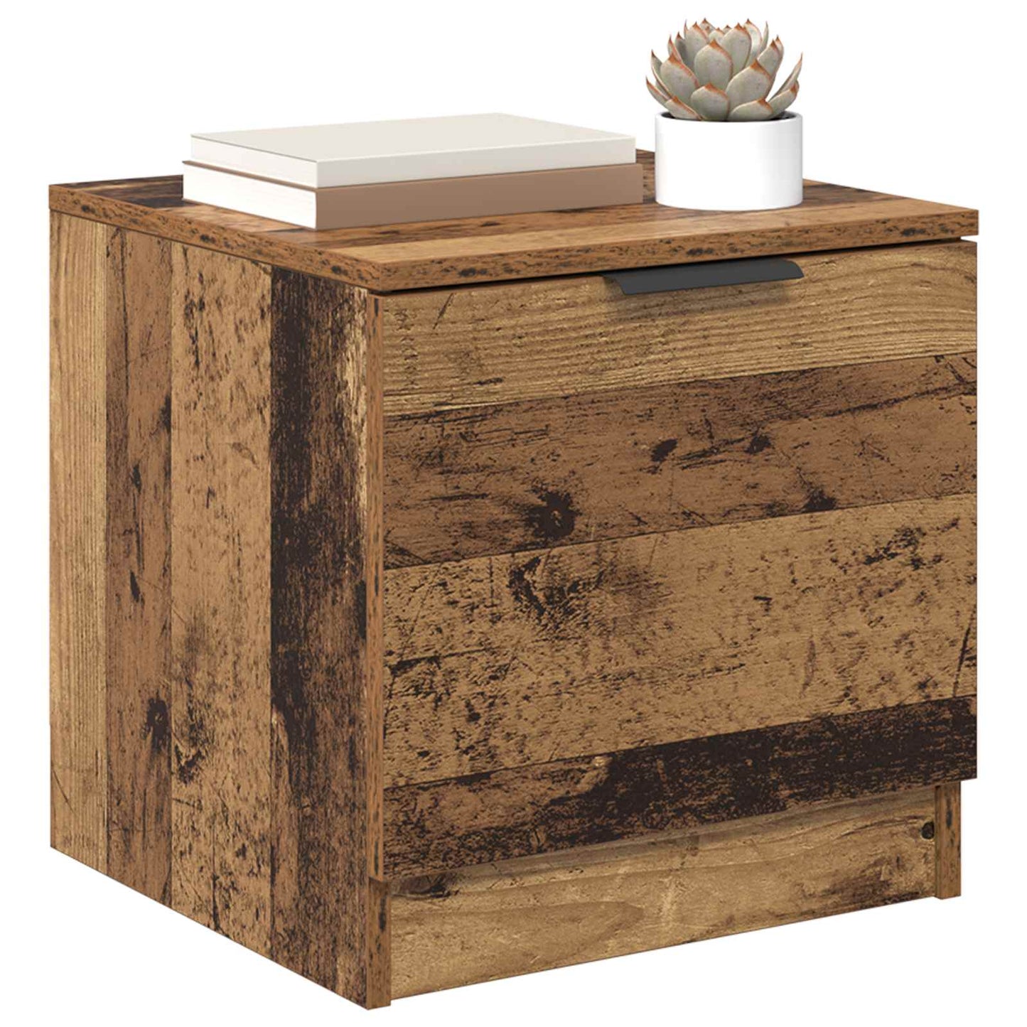Armadietto per letto 2 pcs Legno vecchio 40 x 39 x 40cm