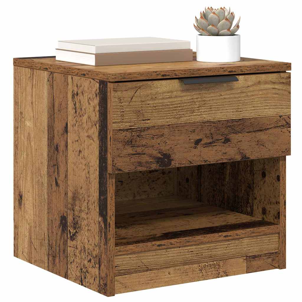 Armadietto per letto 2 pcs Legno vecchio 40 x 39 x 40cm