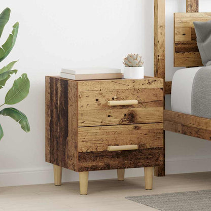 Armadietto per letto 2 pcs Legno vecchio 40 x 35 x 47.5cm