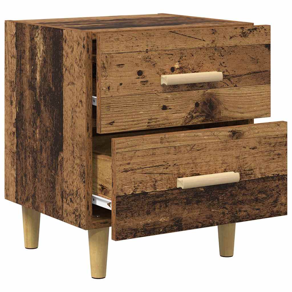 Armadietto per letto 2 pcs Legno vecchio 40 x 35 x 47.5cm