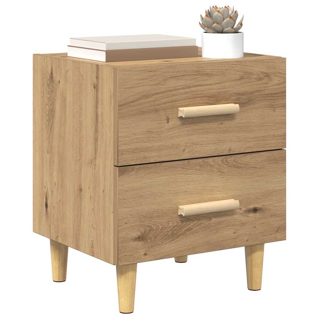 Armadietto per letto Rovere artigianale 40 x 35 x 47.5cm