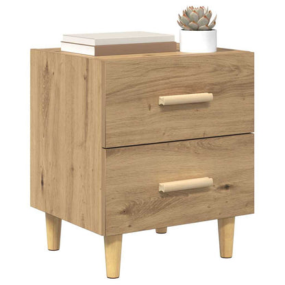 Armadietto per letto 2 pcs Rovere artigianale 40 x 35 x 47.5cm