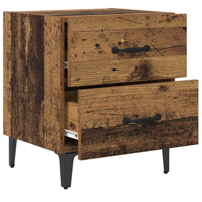Armadietto per letto 2 pcs Legno vecchio 40 x 35 x 47,5 cm