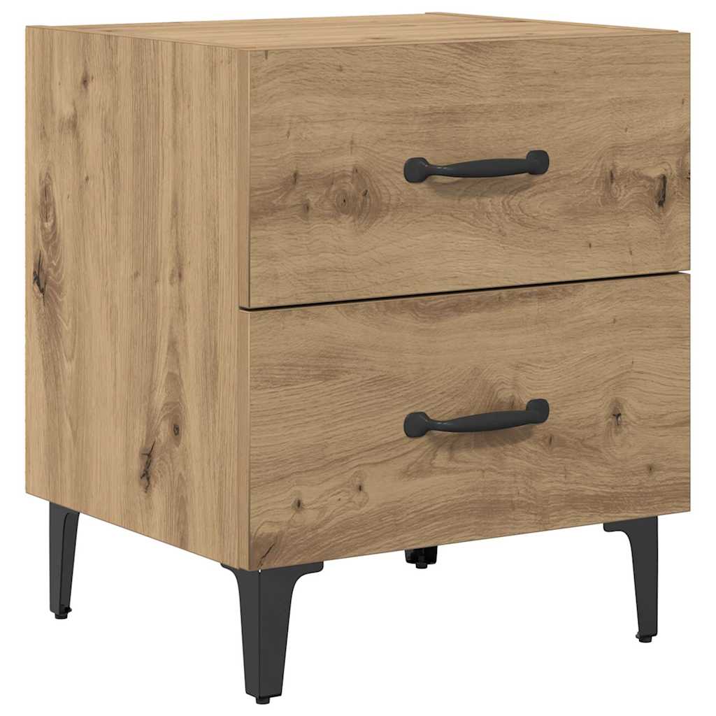 Armadietto per letto Rovere artigianale 40 x 35 x 47,5 cm