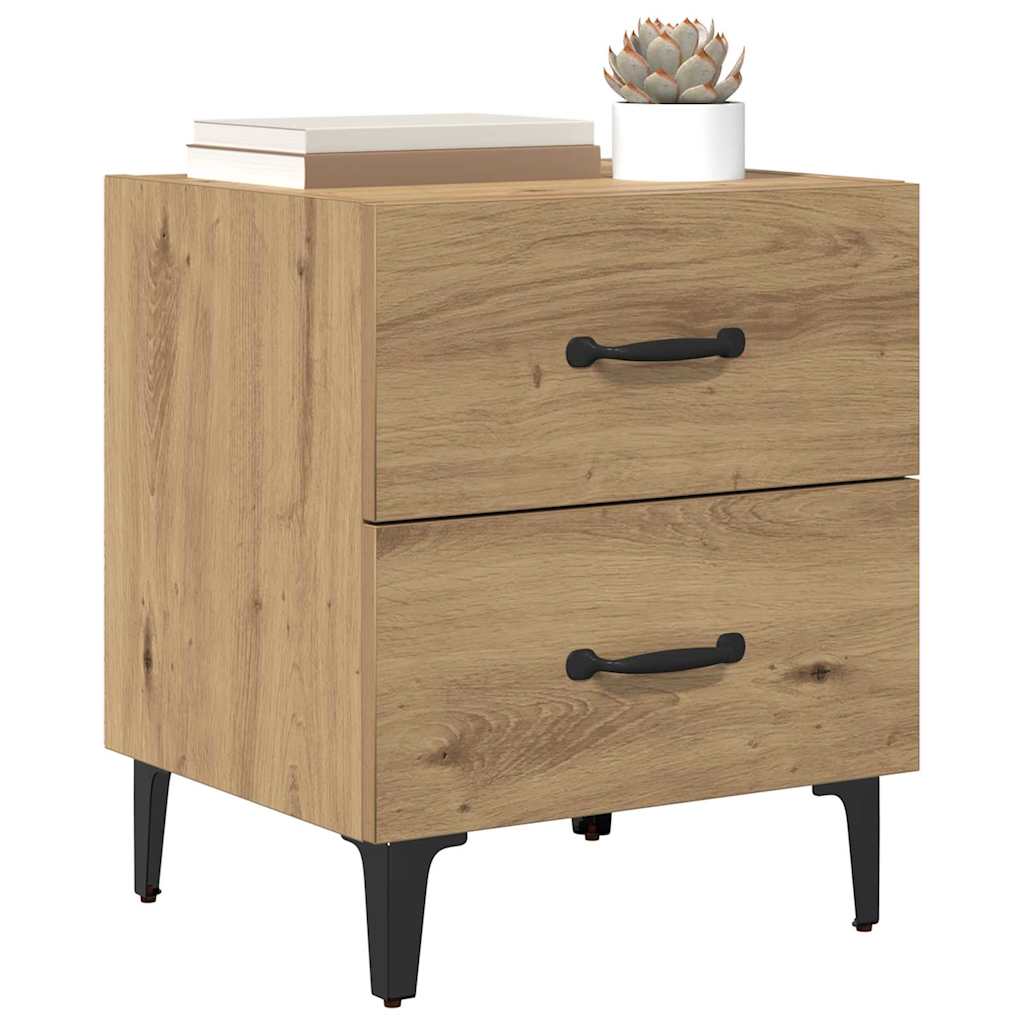 Armadietto per letto Rovere artigianale 40 x 35 x 47,5 cm