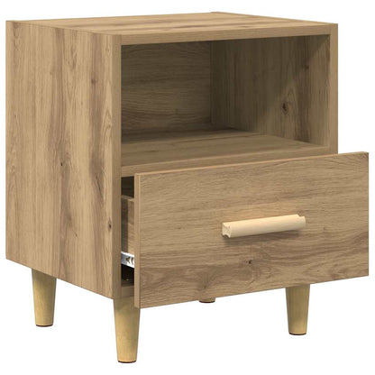 Armadio da Notte 2 pcs Rovere artigianale 40 x 35 x 47 cm
