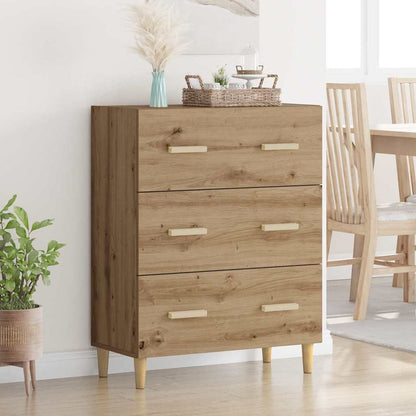Credenza Rovere artigianale 69,5 x 34 x 90 cm Legno multistrato