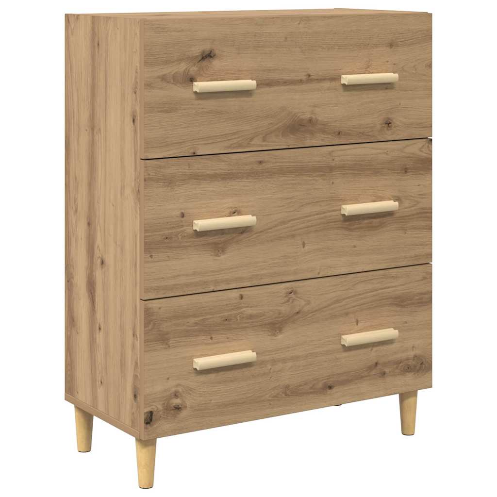 Credenza Rovere artigianale 69,5 x 34 x 90 cm Legno multistrato