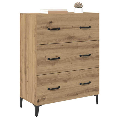 Credenza con cassetto Rovere artigianale 69,5 x 34 x 90 cm