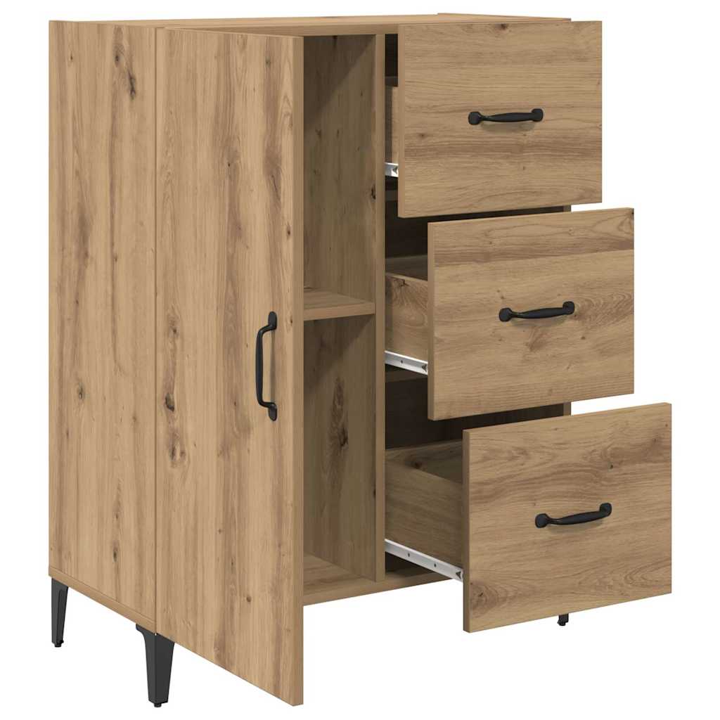 Credenza Rovere artigianale 69,5 x 34 x 90 cm Legno multistrato