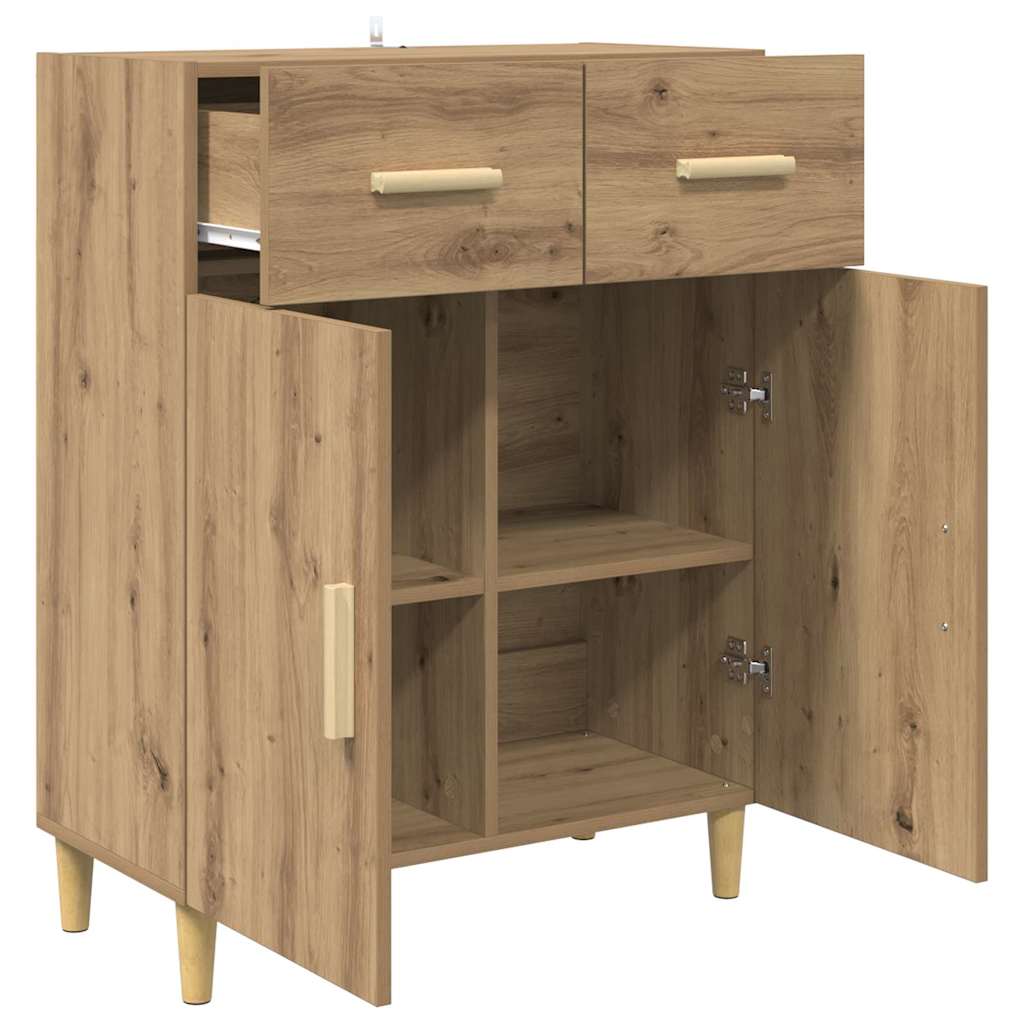 Credenza rovere artigianale 34 x 69.5 x 89 cm Legno multistrato