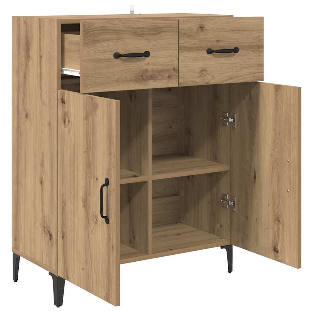 Credenza Rovere artigianale 69,5 x 34 x 90 cm Legno multistrato