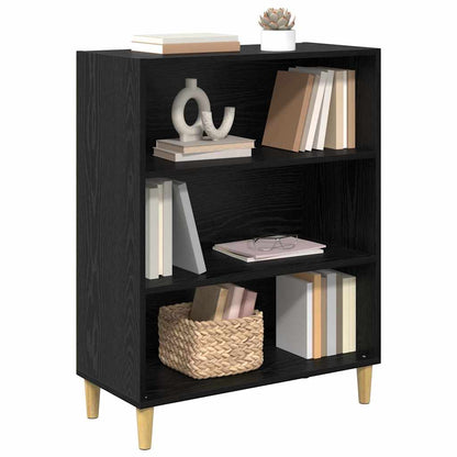 Credenza Rovere Nero 69,5 x 32,5 x 90 cm Legno multistrato