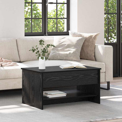 Tavolino da salotto Rovere Nero 80 x 50,5 x 41,5 cm