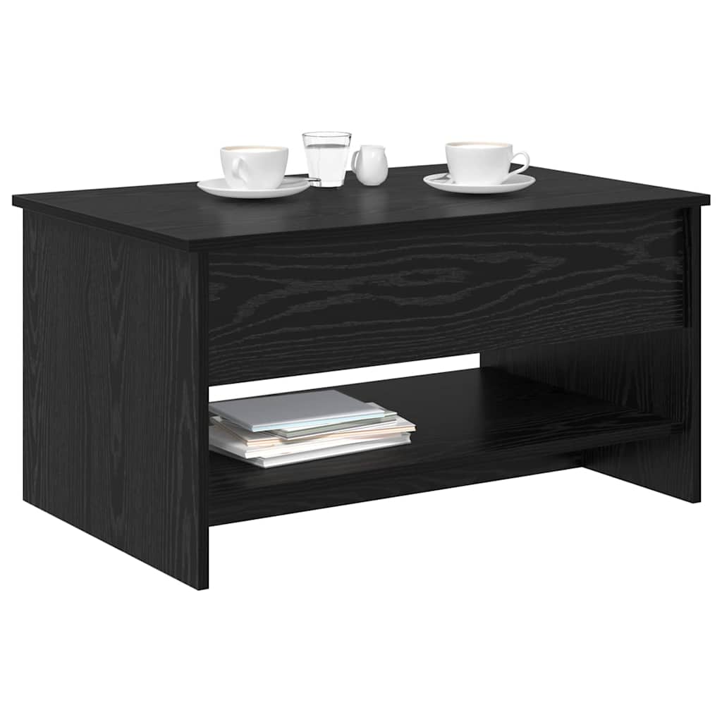 Tavolino da salotto Rovere Nero 80 x 50,5 x 41,5 cm