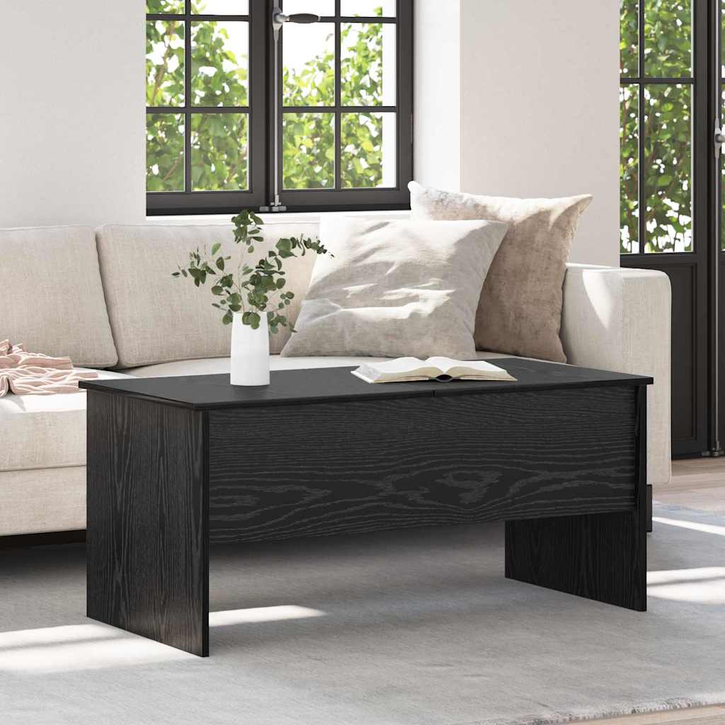 Tavolino da salotto Rovere Nero 102 x 50,5 x 46,5 cm