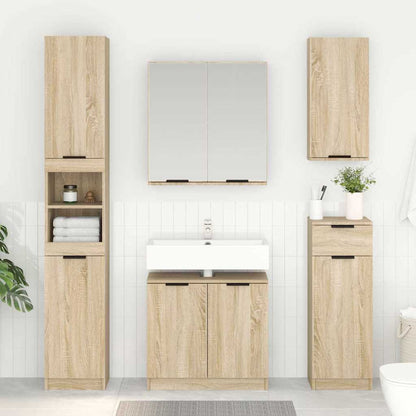 Mobile da Bagno con porta Rovere Sonoma 64,5 x 33,5 x 59 cm
