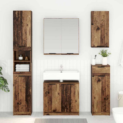 Mobile da Bagno con porta Legno vecchio 64,5 x 33,5 x 59 cm