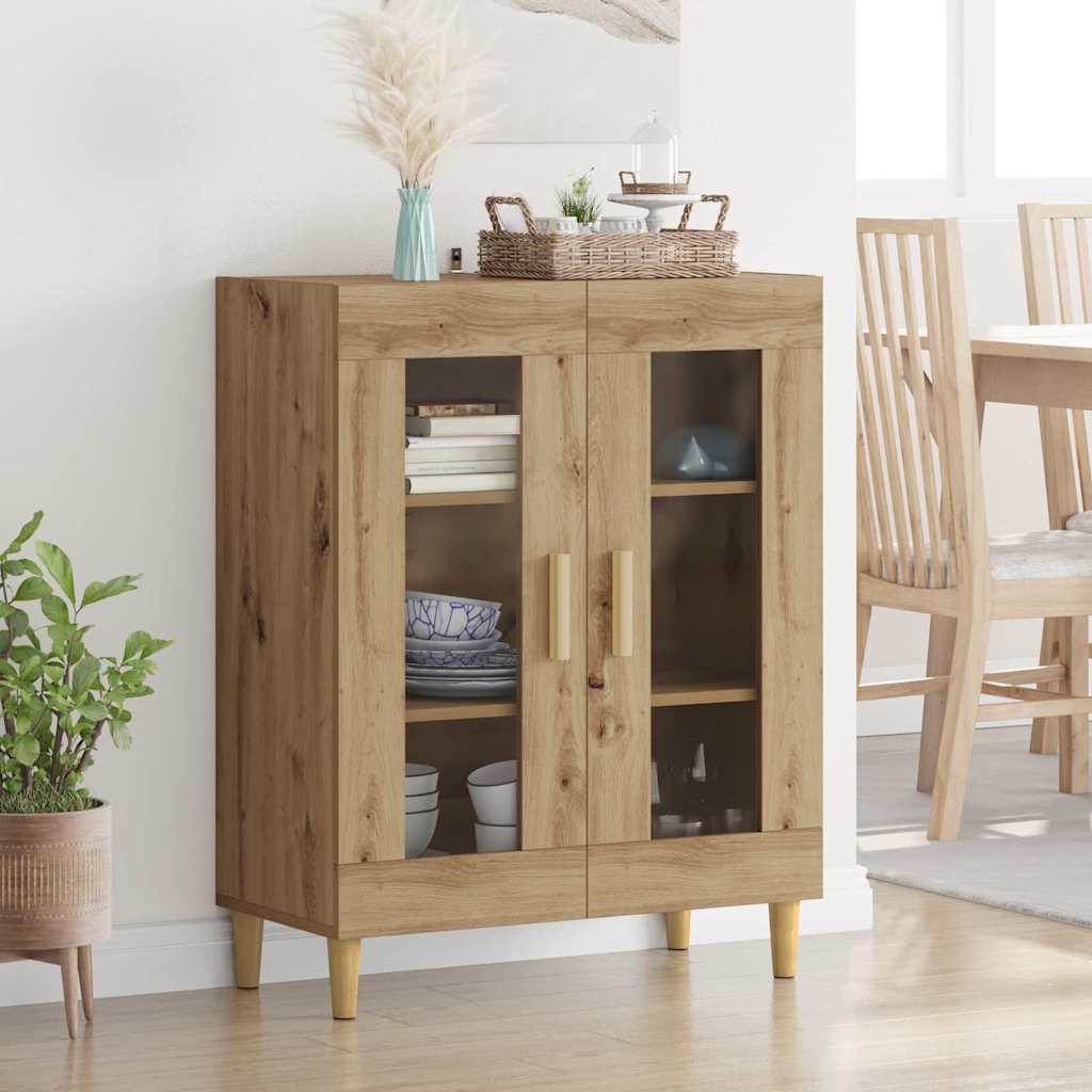 Credenza Rovere artigianale 69,5 x 34 x 90 cm Legno multistrato