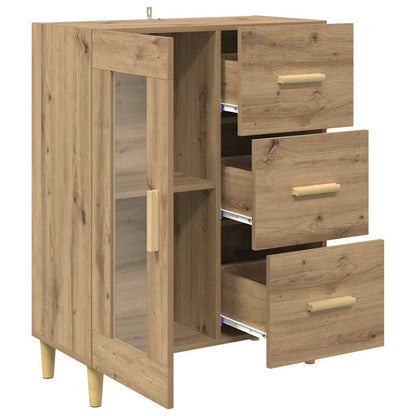 Credenza Rovere artigianale 69,5 x 34 x 90 cm Legno multistrato