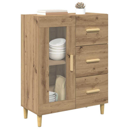 Credenza Rovere artigianale 69,5 x 34 x 90 cm Legno multistrato