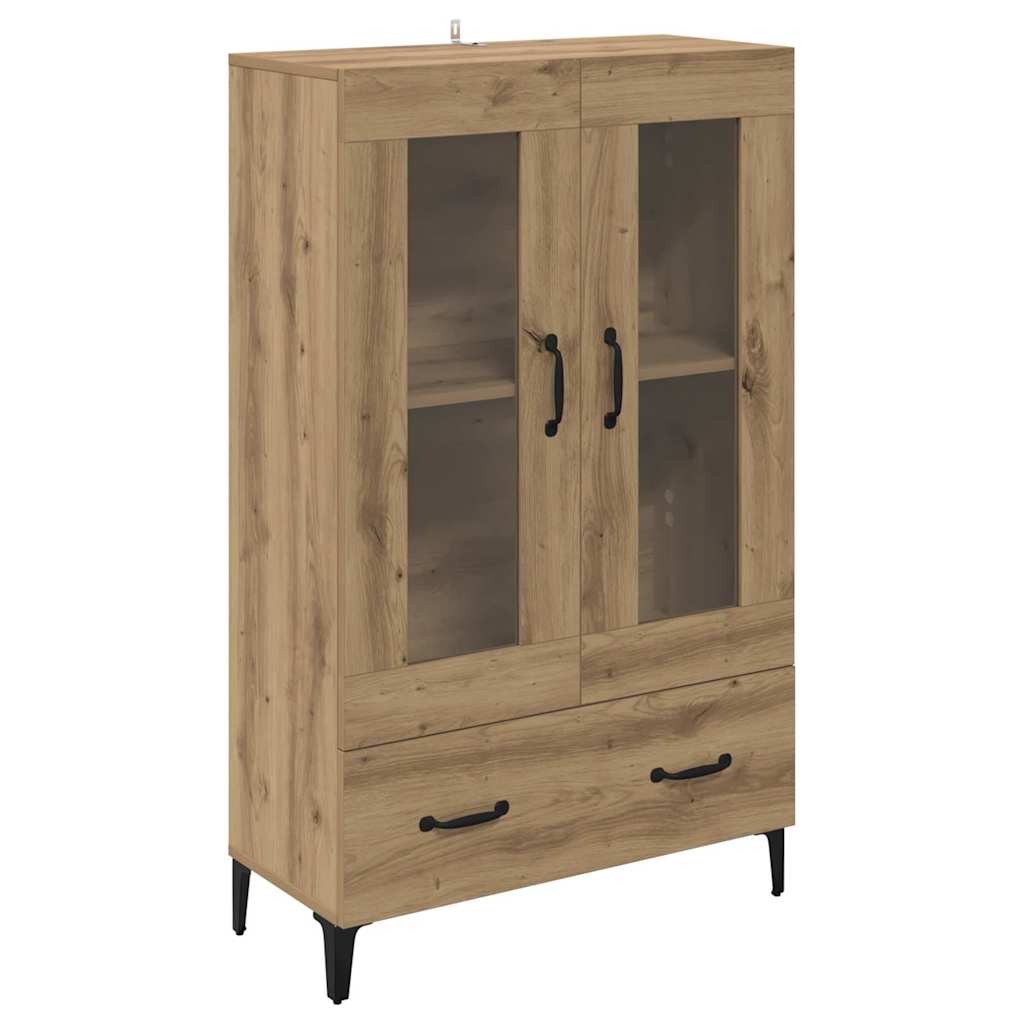 Credenza con cassetto Rovere artigianale 70 x 31 x 115 cm