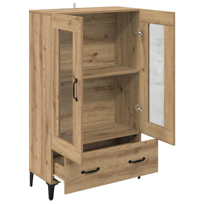 Credenza con cassetto Rovere artigianale 70 x 31 x 115 cm
