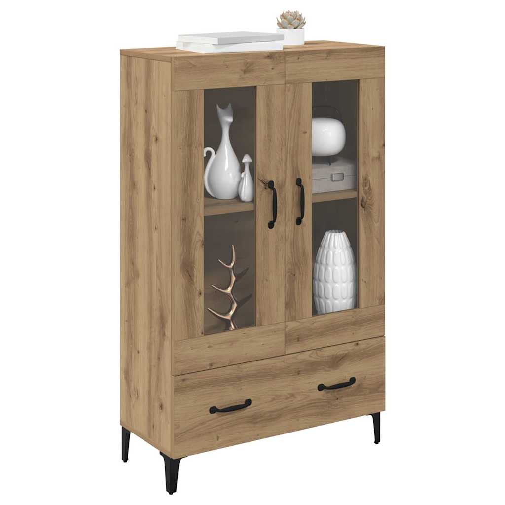 Credenza con cassetto Rovere artigianale 70 x 31 x 115 cm