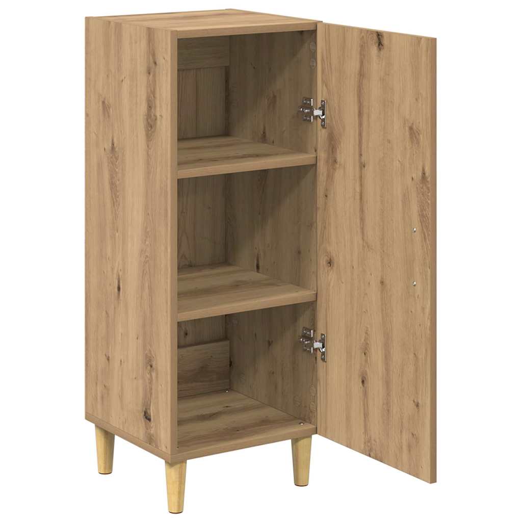 Credenza Rovere artigianale 34,5 x 34 x 90 cm Legno multistrato